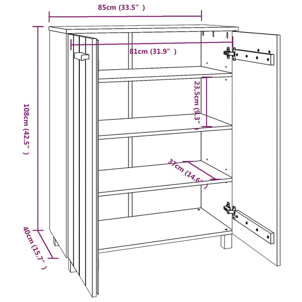 vidaXL Shoe Cabinet 4-Tier Shoe Organizer Storage with Drawer Hall Cabinet-1